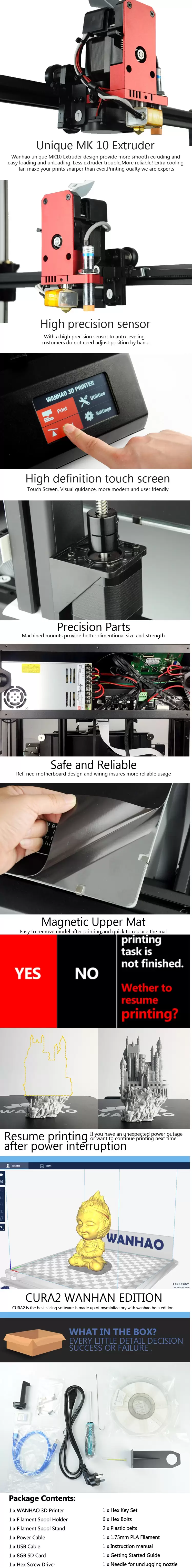 Wanhao Duplicator 9 Mark I Large Format 3D Printer