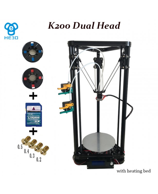 HE3D K200 Auto leveling Delta 3D Printer Kit
