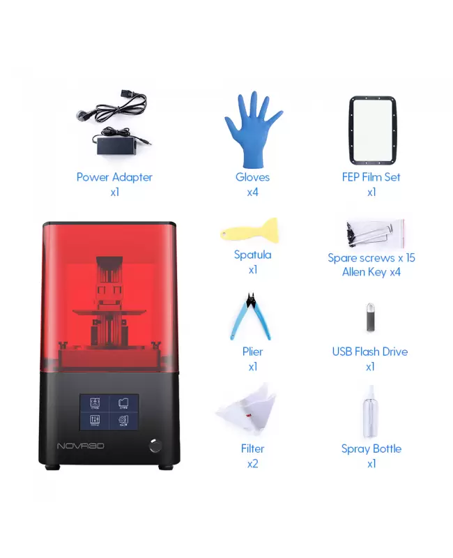 Nova3D Bene 4 LCD Resin 3D Printer