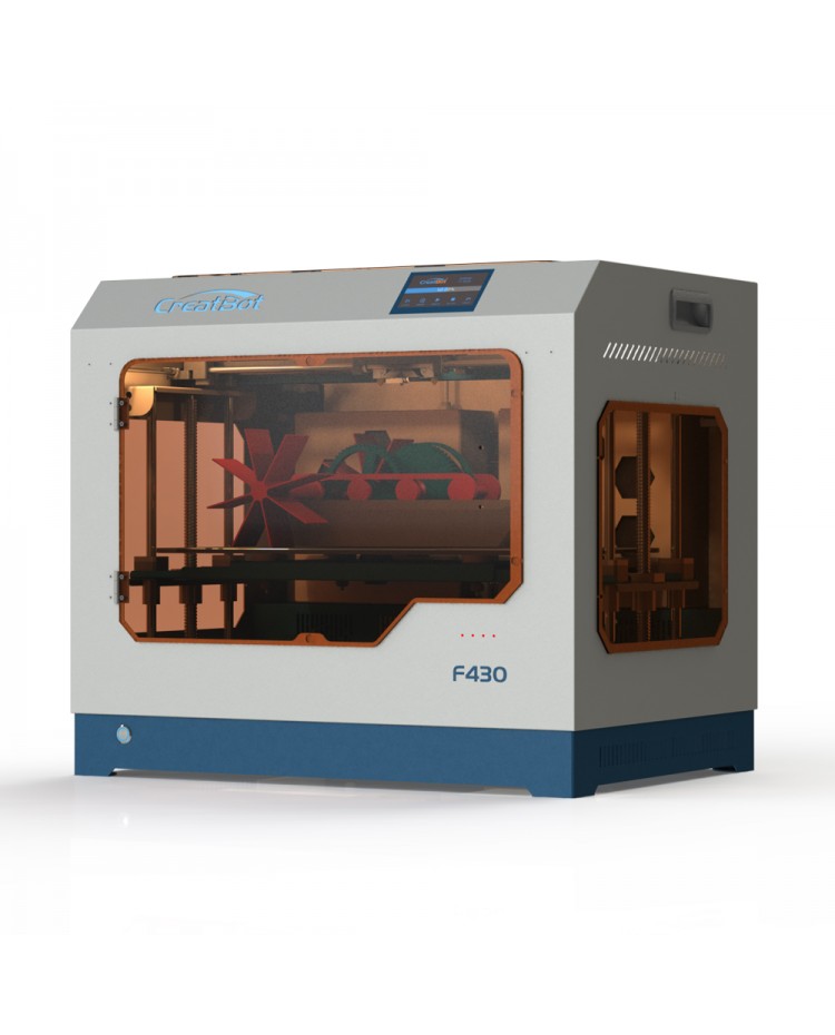 CreatBot F430 Direct Drive Dual Extruder 3D Printer 420°C Dual Hot