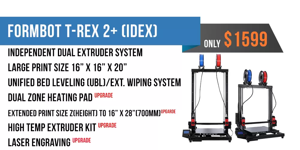 Formbot T-Rex 2+ Large Format 3D Printer