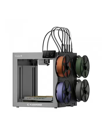 Flashforge Creator 5 4-Toolhead Multi-Color 3D Printer