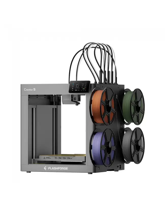 Flashforge Creator 5 4-Toolhead Multi-Color 3D Printer