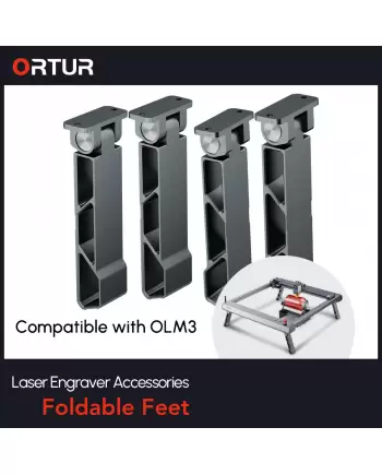 Foldable feet for Ortur laser master 3 Foldable feet for Ortur laser master 3