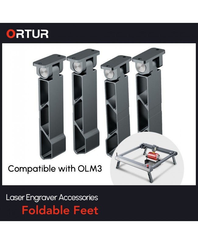 Foldable feet for Ortur laser master 3