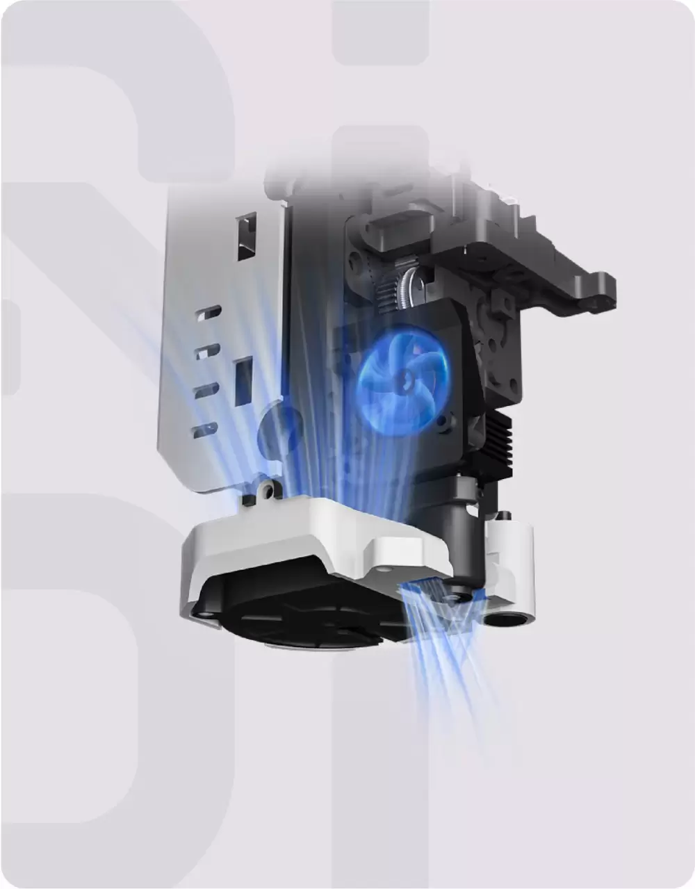 qidi plus 4 toolhead cooling system