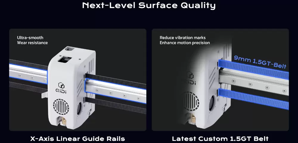 qidi plus5 precision corexy motion system