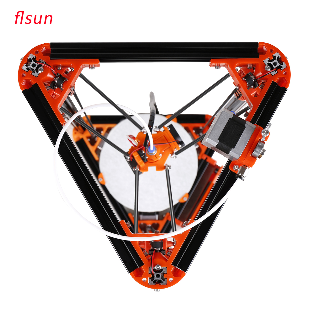 FLSUN Auto leveling Kossel Metal Delta 3D Printer Kits 3D Printers Bay