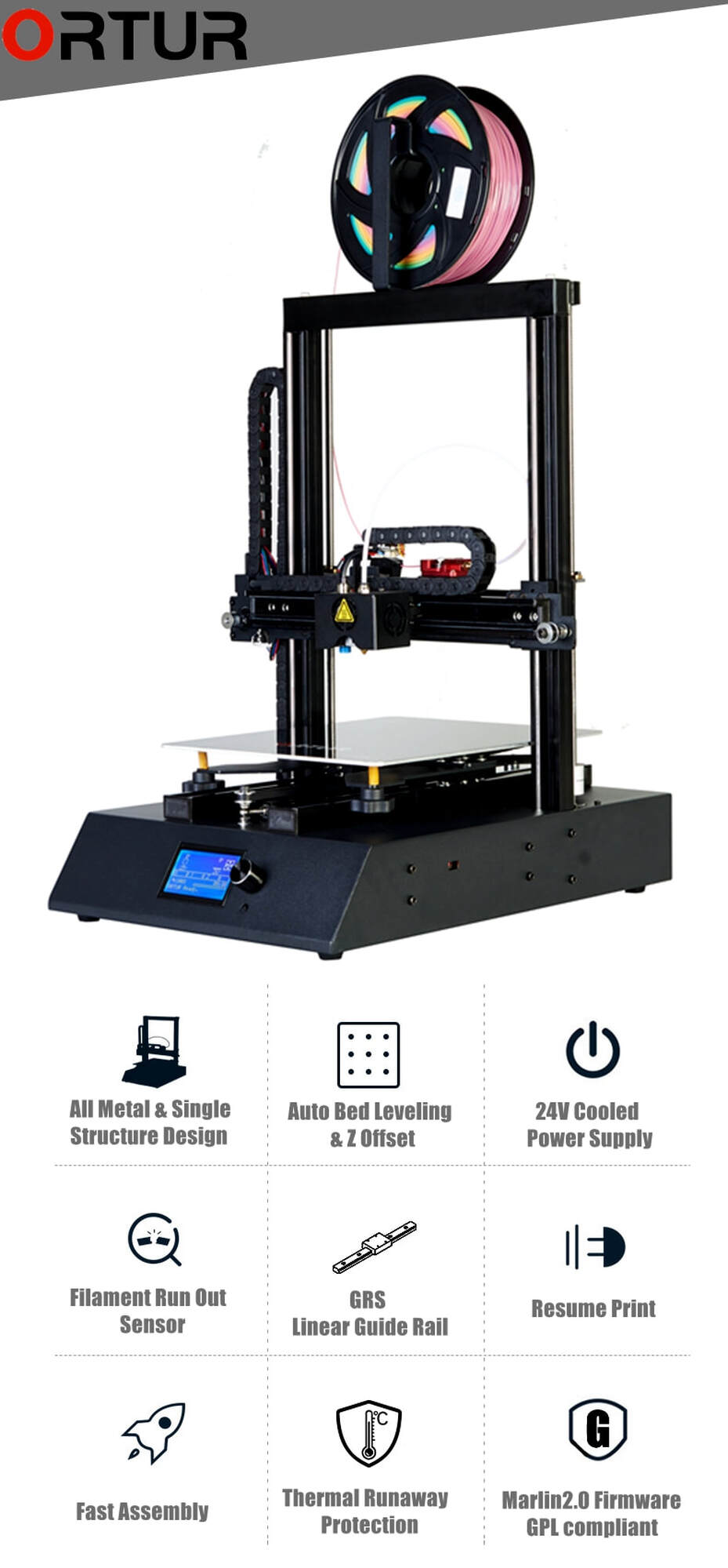 Ortur 4 V1 V2 3D Printer