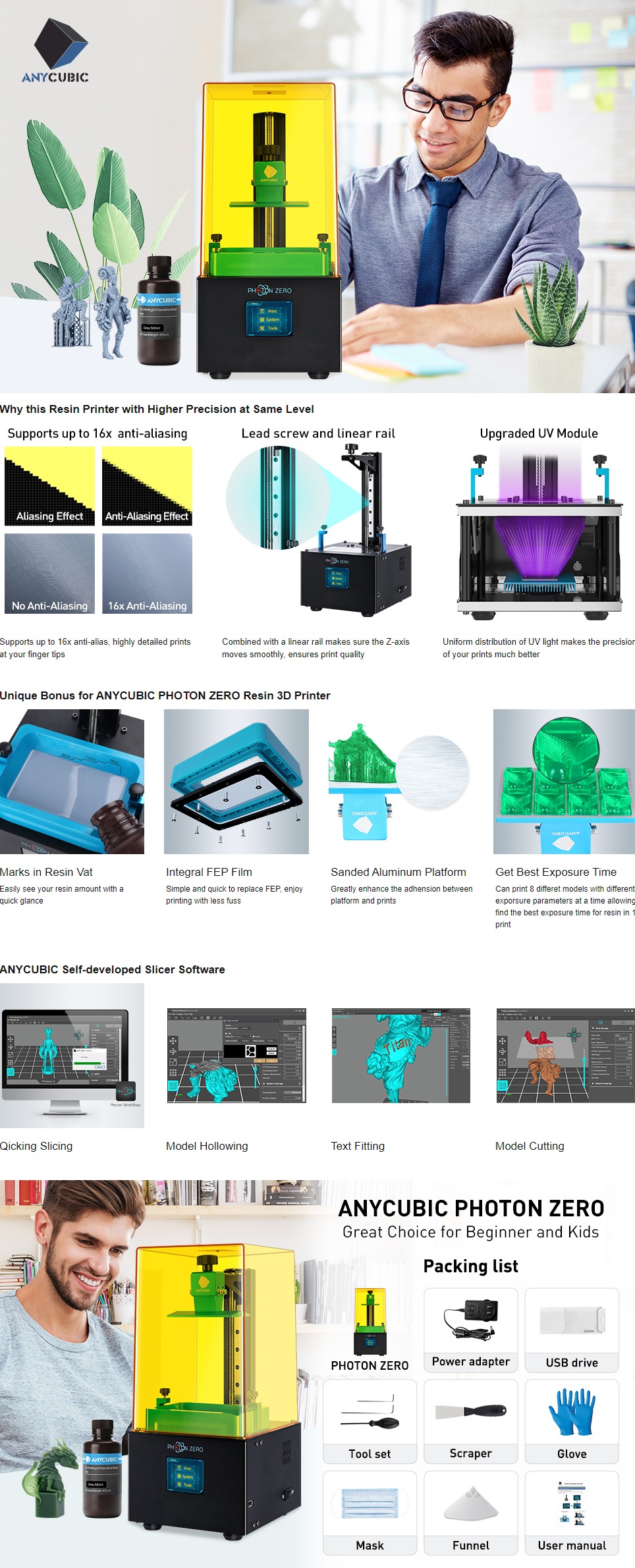 Buy Anycubic Photon Zero 3d Printer 3dprintersbay