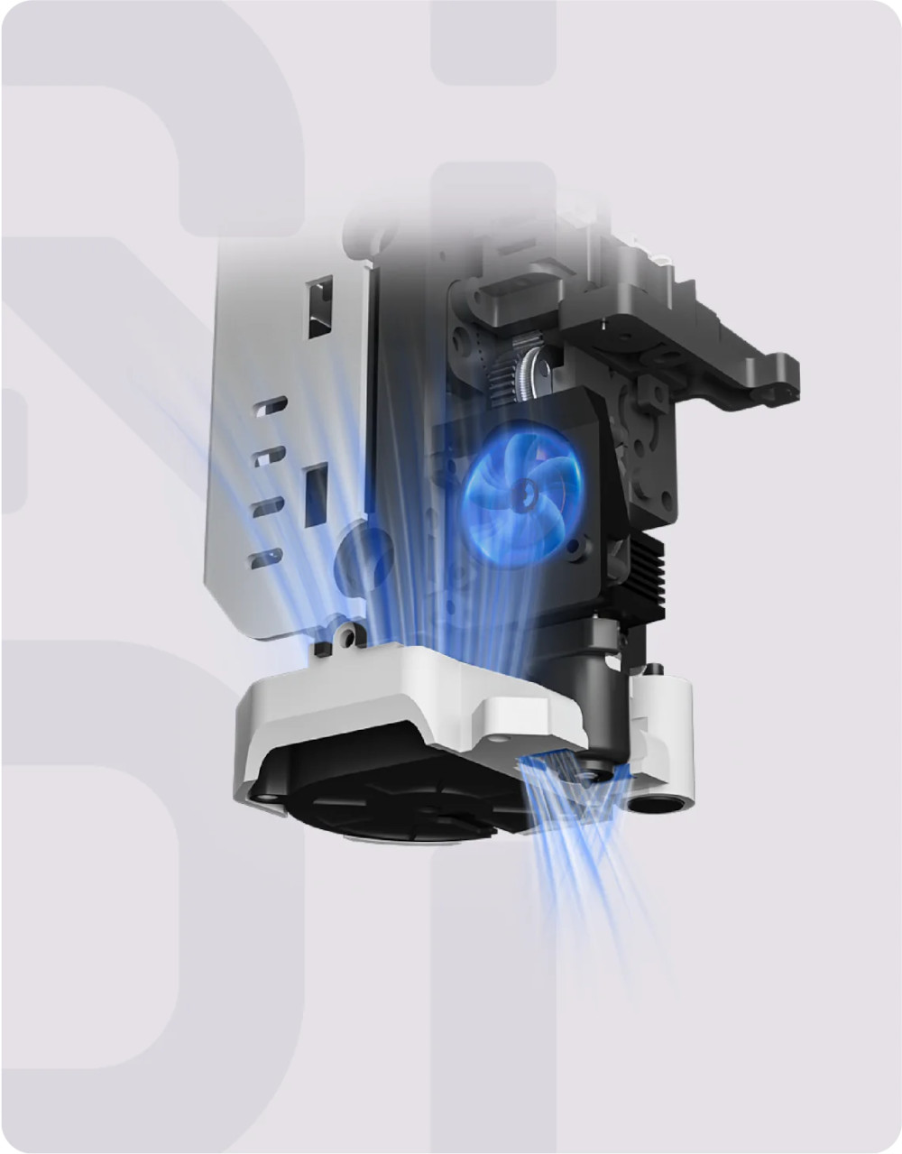 qidi plus 4 toolhead cooling system