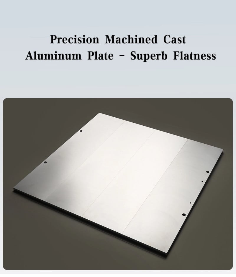 Precision machined cast aluminum build plate for the Voron 2.4 R2 Ultra 3D printer