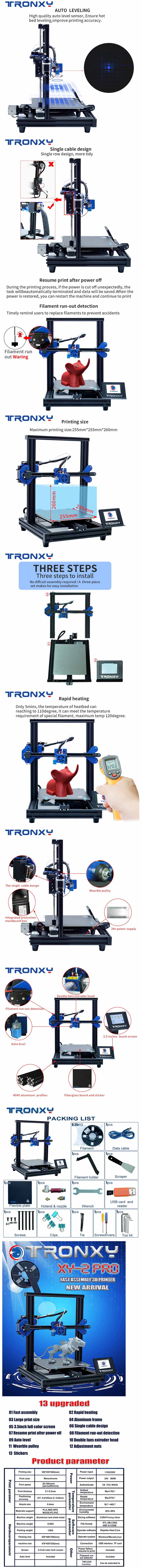 Tronxy XY-2 Pro 3D Printer